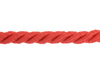 Sznur sznurek ozdobny skręcany czerwony 7mm