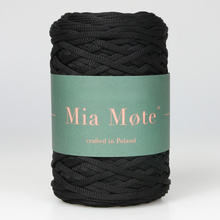 Mia Mote™ ByBag Line Sznurek Poliestrowy płaski bez rdzenia czarny 5mm