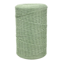 Mia Mote™ Classic Line Sznurek bawełniany skręcany do makramy 2mm green jasper