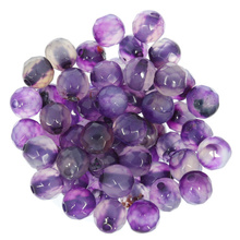 Agat Pasiasty Purple Kamień Jubilerski Fasetowany kula 6mm