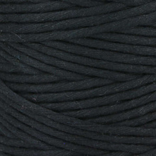 Mia Mote™ Classic Line Sznurek bawełniany skręcany do makramy 3mm shungite