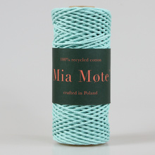 Mia Mote™ Petit Line Sznurek pleciony bawełniany 2mm Chryzopraz