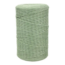 Mia Mote™ Classic Line Sznurek bawełniany skręcany do makramy 2mm green jasper