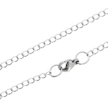 Łańcuszek z zapięciem Stal Chirurgiczna 2.5x3 mm 55cm 1szt