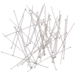 Gwoździe Montażowe Jubilerskie Kolor Srebrny 28mm