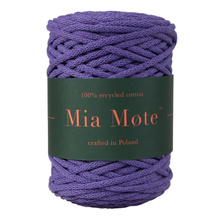 Mia Mote™ Thinny Line sznurek bawełniany 3mm amethyst