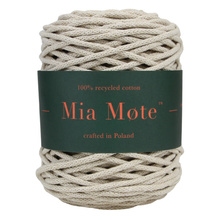 Mia Mote™ Basic Line sznurek bawełniany 5mm moonstone