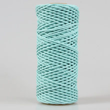 Mia Mote™ Petit Line Sznurek pleciony bawełniany 2mm Chryzopraz