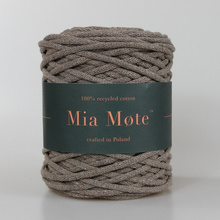 Mia Mote™ Lush Line Sznurek bawełniany 5mm deep sunstone Nowy Splot