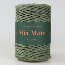 Mia Mote™ Classic Line Sznurek bawełniany skręcany do makramy 3mm Serpentin