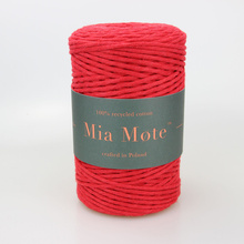 Mia Mote™ Classic Line Sznurek bawełniany skręcany do makramy 3mm krokoit