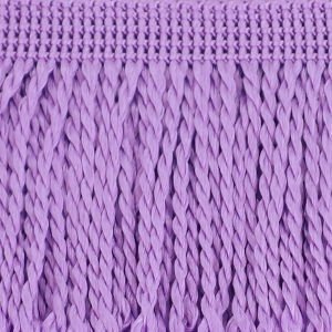 Frędzle Chwosty Na Taśmie Skręcane Fioletowy Jasny 60mm 25m