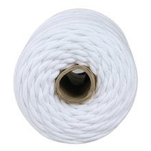 Mia Mote™ Classic Line Sznurek bawełniany skręcany do makramy 5mm chalk