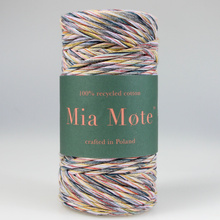 Mia Mote™ Classic Line Sznurek bawełniany skręcany do makramy 3mm stripe