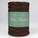 Mia Mote™ ByBag Line Sznurek Poliestrowy płaski bez rdzenia ciemny brązowy czekolada 5mm