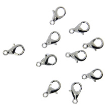 Zapięcie Karabińczyk Platynowy 10mm Biżuteria DIY