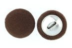 Guziki Tapicerskie Oblekane Obciągane Casablanca CS2307 Brązowy 20mm R32 10szt
