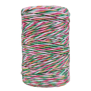 Mia Mote™ Classic Line Sznurek bawełniany skręcany do makramy 3mm stripe