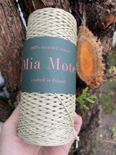 Mia Mote™ ByBag Line Sznurek pleciony poliestrowy okrągły 2mm Champagne złoty