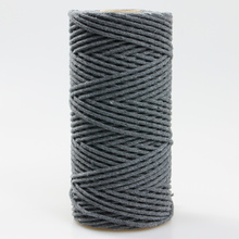 Mia Mote™ Petit Line Sznurek pleciony bawełniany 2mm Smoky Quartz