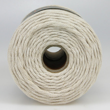 Sznurek bawełniany skręcany do makramy eco moonstone 3mm