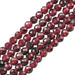 Granat Bordowy - kamień pasji, siły i witalności - Kula Fasetowany 2mm