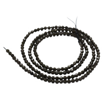 Obsydian Naturalny - kamień ochrony, transformacji i wewnętrznej siły - kula fasetowana 2mm