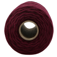 Mia Mote™ Petit Line OUTLET CUT Sznurek pleciony bawełniany 2mm Ruby