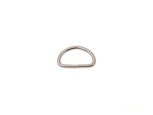 Półkole metalowe do torebki breloka 25x15x2.5 mm