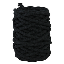 Mia Mote™ LumoKnot 8 mm – Knot bawełniany do świec, lamp i pochodni czarny shungite