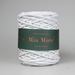 Mia Mote™ / Lush Line / Sznurek Bawełniany pleciony / Do Makramy / +5mm / Grey White