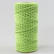 Mia Mote™ Petit Line Sznurek pleciony bawełniany 2mm Lime Quartz