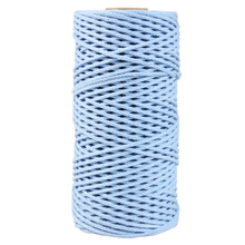 Mia Mote™ Petit Line Sznurek pleciony bawełniany 2mm Atlantis Crystal