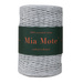 Mia Mote™ Classic Line Sznurek bawełniany skręcany do makramy 3mm basalt grit