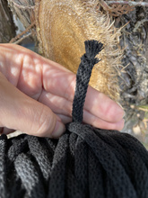 Mia Mote™ LumoKnot 8 mm – Knot bawełniany do świec, lamp i pochodni czarny shungite