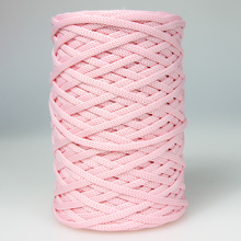 Mia Mote™ ByBag Line Sznurek Poliestrowy płaski bez rdzenia pastelowy różowy 5mm