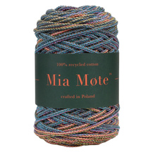 Mia Mote™ Thinny Line sznurek bawełniany 3mm miraże ombre strip