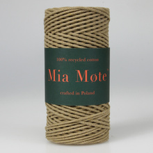 Mia Mote™ Petit Line Sznurek pleciony bawełniany 2mm Aragonite