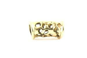 Tunel Ozdobny do Rzemienia Shamballa Kc Gold 15x8mm 1 szt