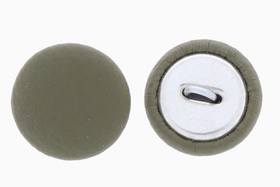 Guziki Tapicerskie Oblekane Obciągane Eko Skóra Ek12 Oliwkowy 22mm R36 10szt