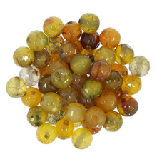 Agat Smoczy Camel Kamień Jubilerski Fasetowany kula 6mm