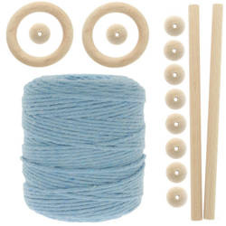 Zestaw do makramy dla początkujących 3mm 100m z akcesoriami