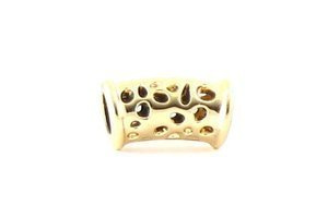 Tunel Ozdobny do Rzemienia Shamballa Kc Gold 15x8mm 1 szt