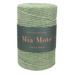 Mia Mote™ Classic Line Sznurek bawełniany skręcany do makramy 2mm green jasper