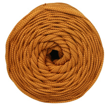 Mia Mote™ ByBag Line Sznurek Poliestrowy płaski bez rdzenia miodowy ciemny 5mm