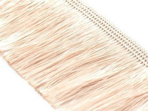 Frędzle cięte Taśma dekoracyjna z frędzlami piasek 60mm