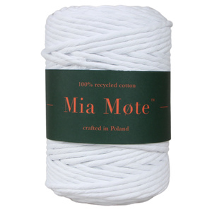 Mia Mote™ Lavish Line Sznurek bawełniany skręcany do makramy chalk 5mm