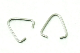 Krawatka Zawieszka Uchwyt do Kropli Kolor Srebrny Oksydowany 11x11mm 20szt