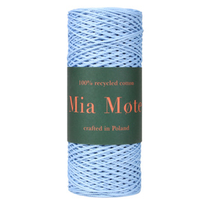 Mia Mote™ ByBag Line Sznurek pleciony poliestrowy okrągły 2mm Błękitny