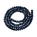 Koraliki Fasetowane Kryształki Szklane Rondelle Granatowy klasyczny 3.8x3mm